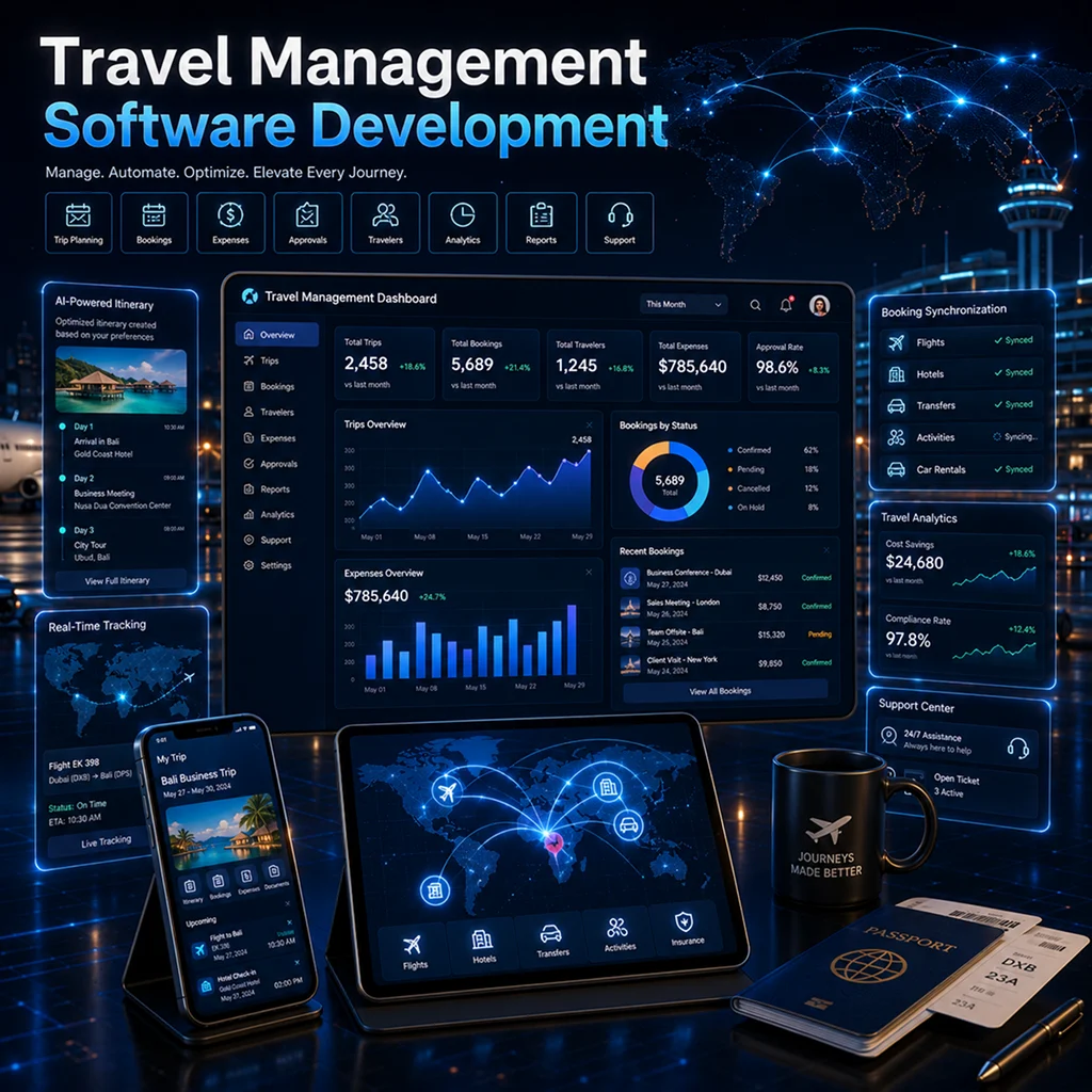 Travel management software solutions
